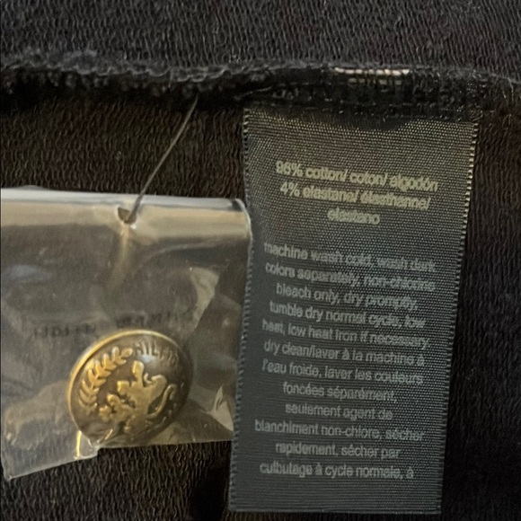 Tommy Hilfiger Elegant Navy Blue Double-Breasted Women's Jacket - Picture 4 of 7